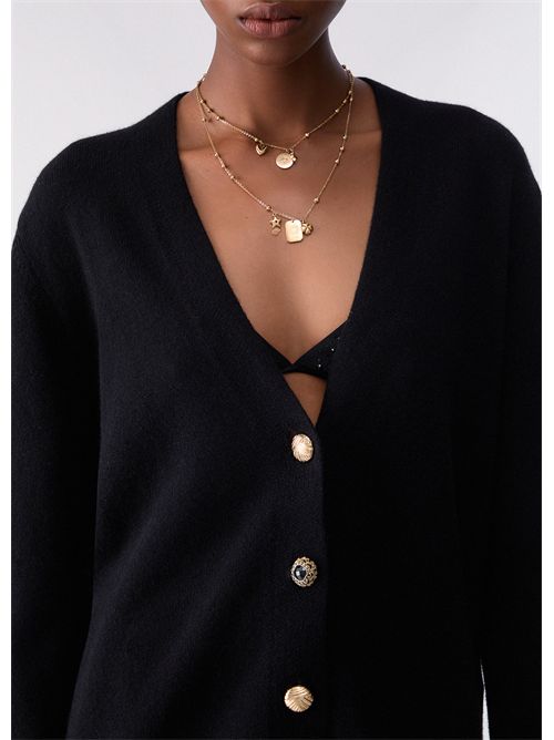 Cardigan in pura lana LIU JO | WF6417MS009/L9456